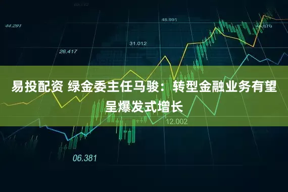 易投配资 绿金委主任马骏：转型金融业务有望呈爆发式增长